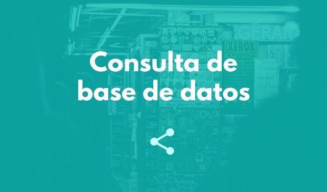 Consulta de base de datos